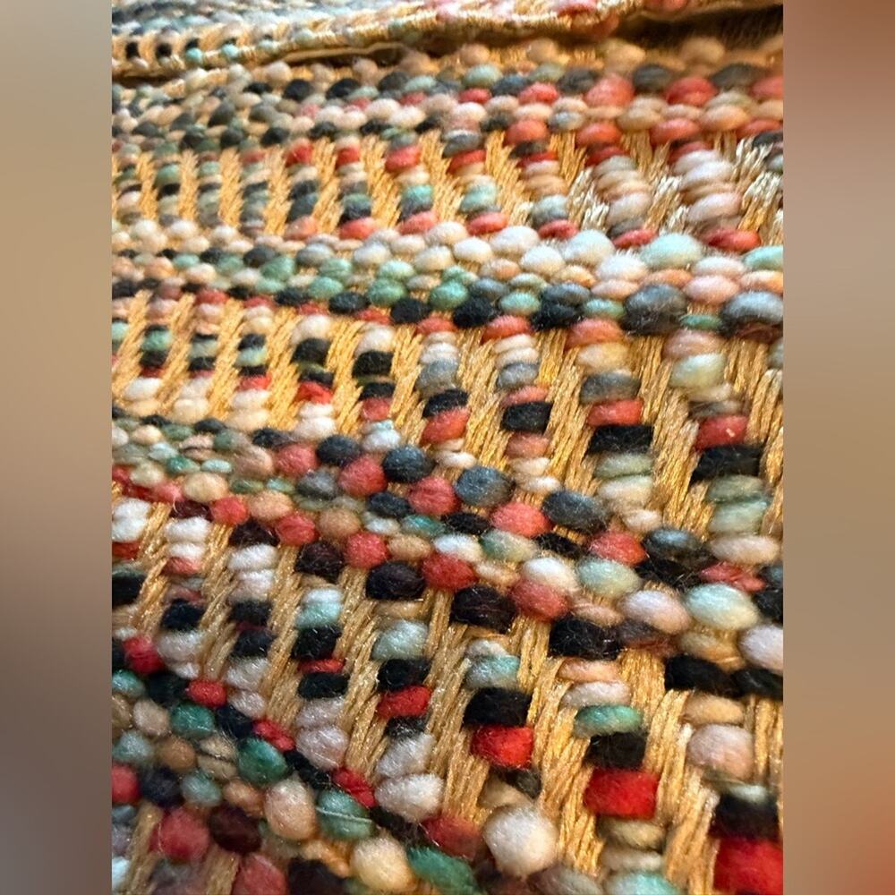 Multicolor weaved design place mats set of 6 - Picture 4 of 6